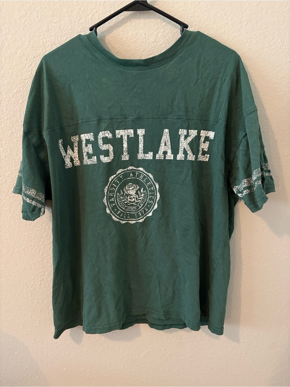 Old Navy Green Westlake Graphic Short Sleeve Tee